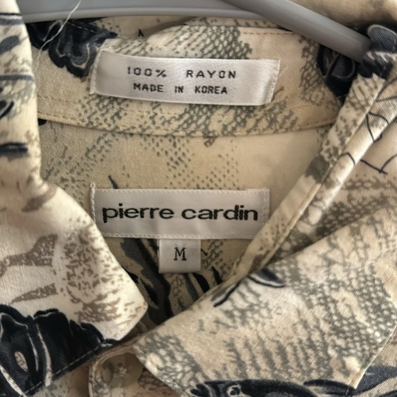 Vintage Pierre Cardin - Size Medium - Button Down Print - Picture 2 of 3